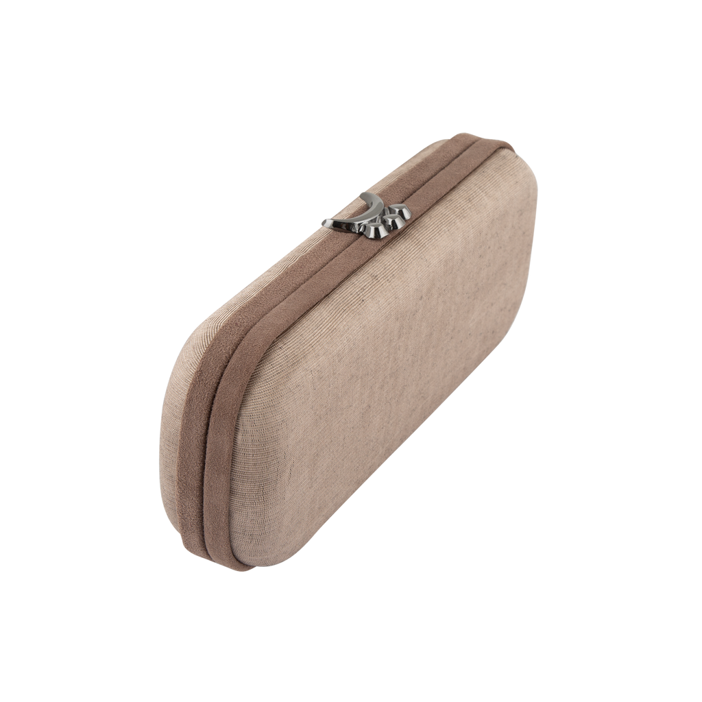 Clea Minaudière Clutch - Sand