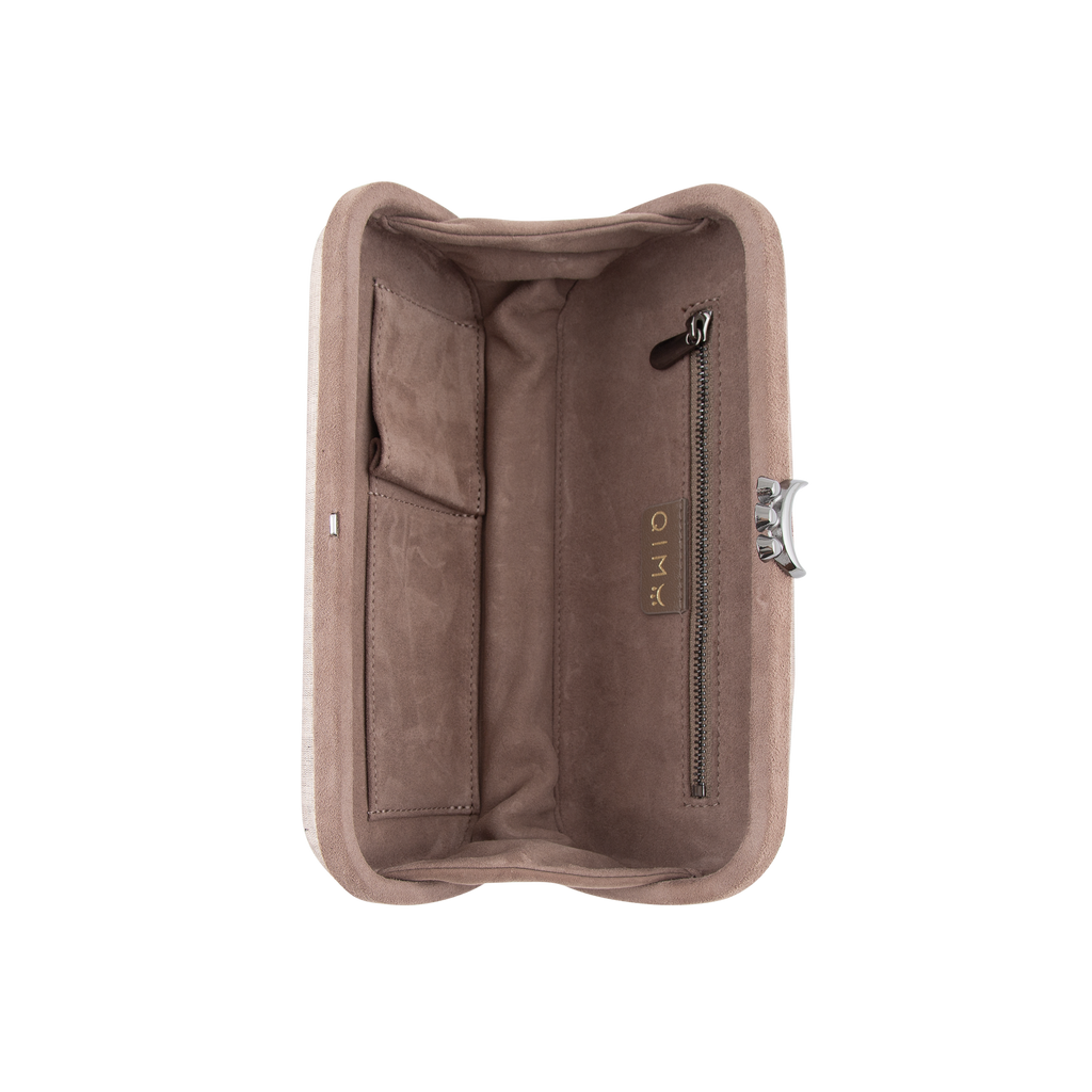 Clea Minaudière Clutch - Sand