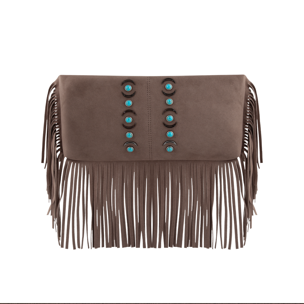 Hera - Sand Suede Fringe