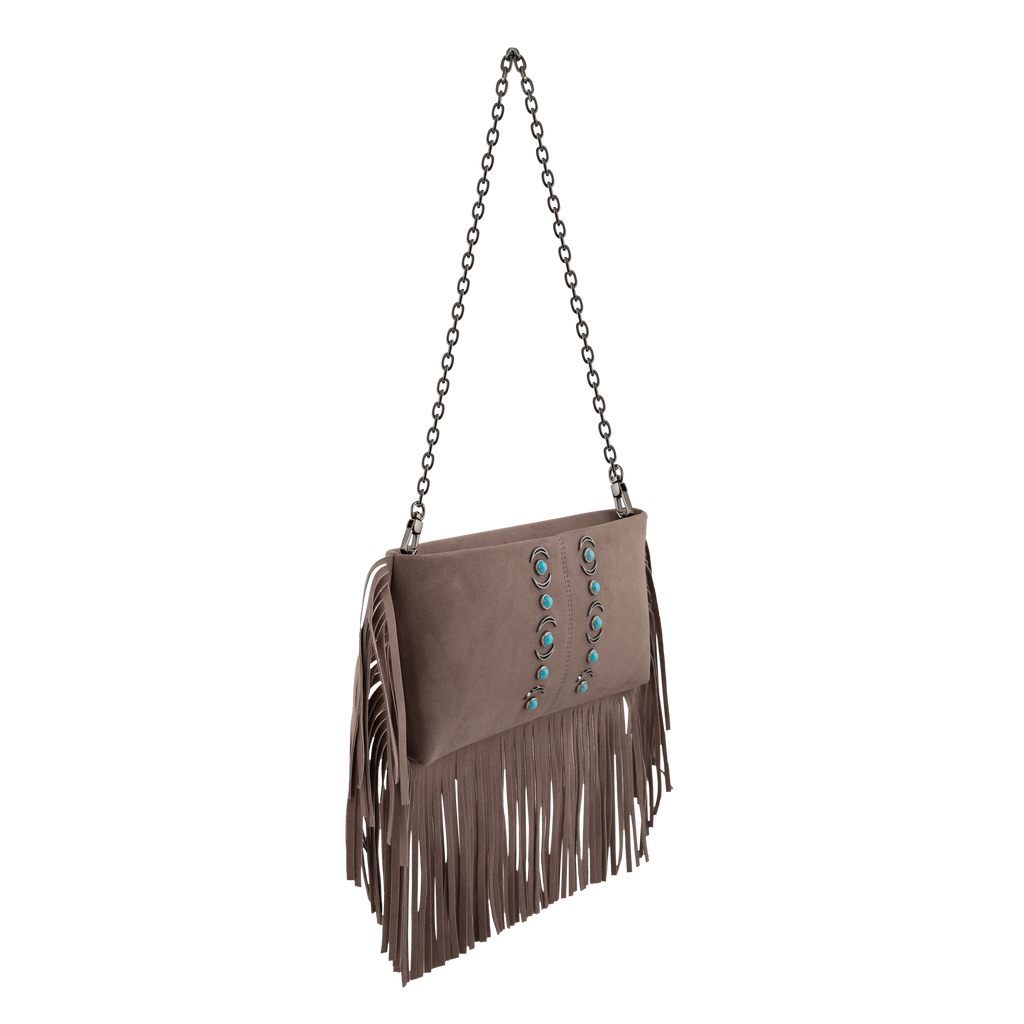 Hera - Sand Suede Fringe