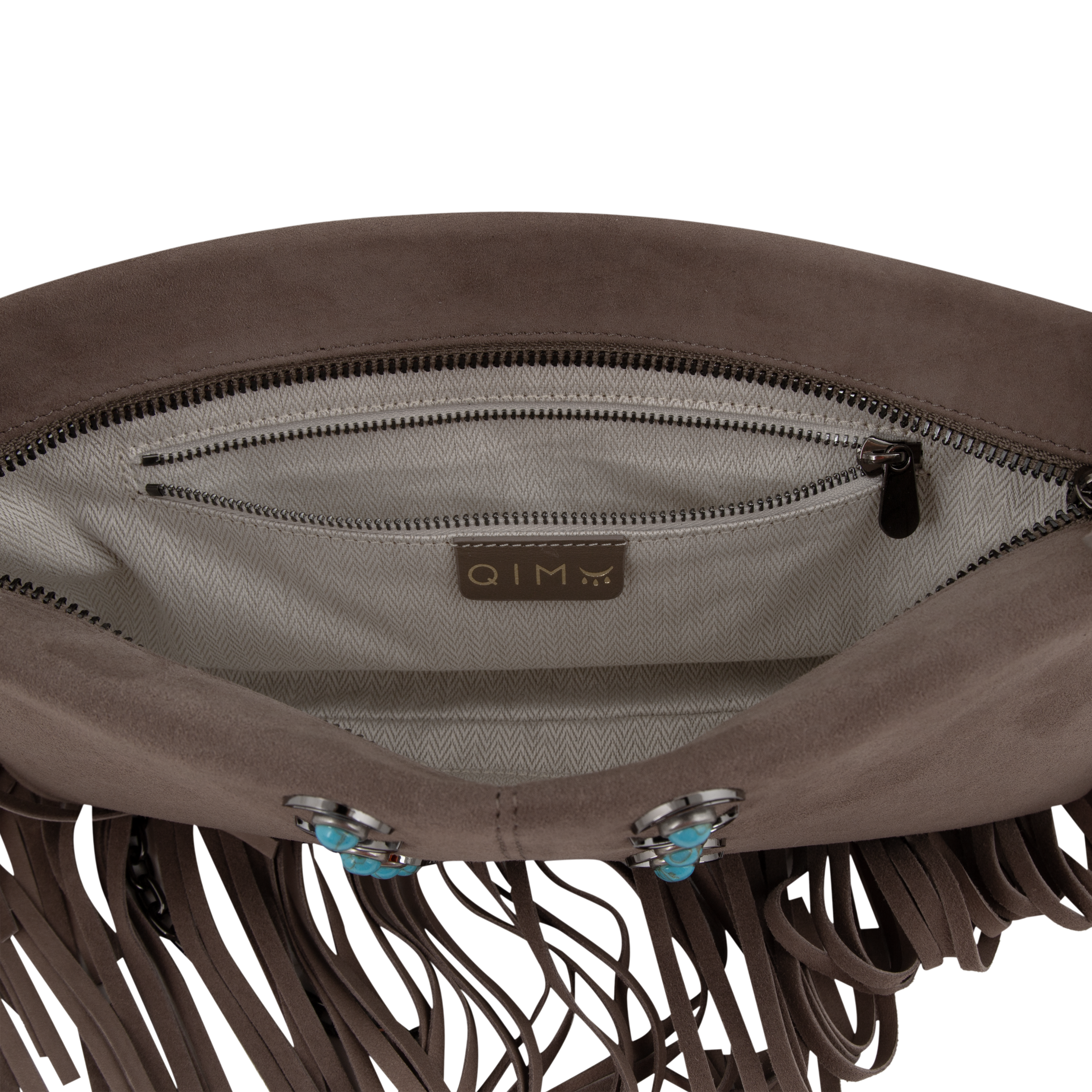 Hera - Sand Suede Fringe