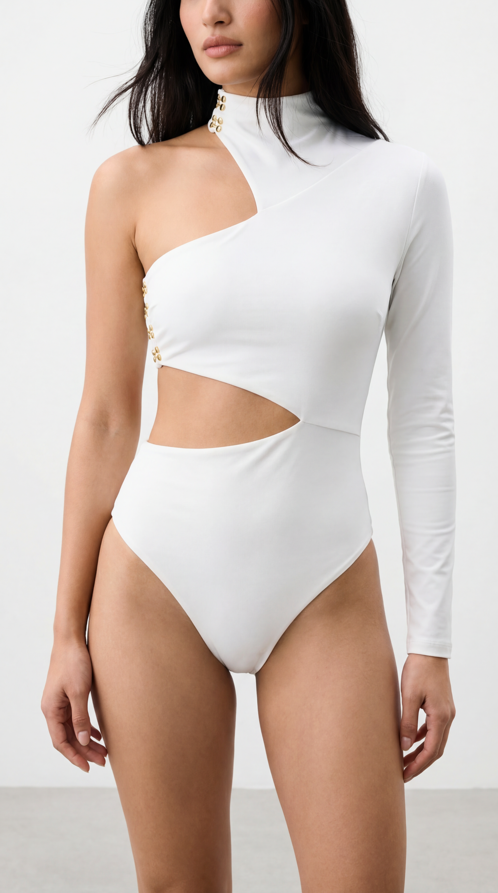 Ambra White Bodysuit