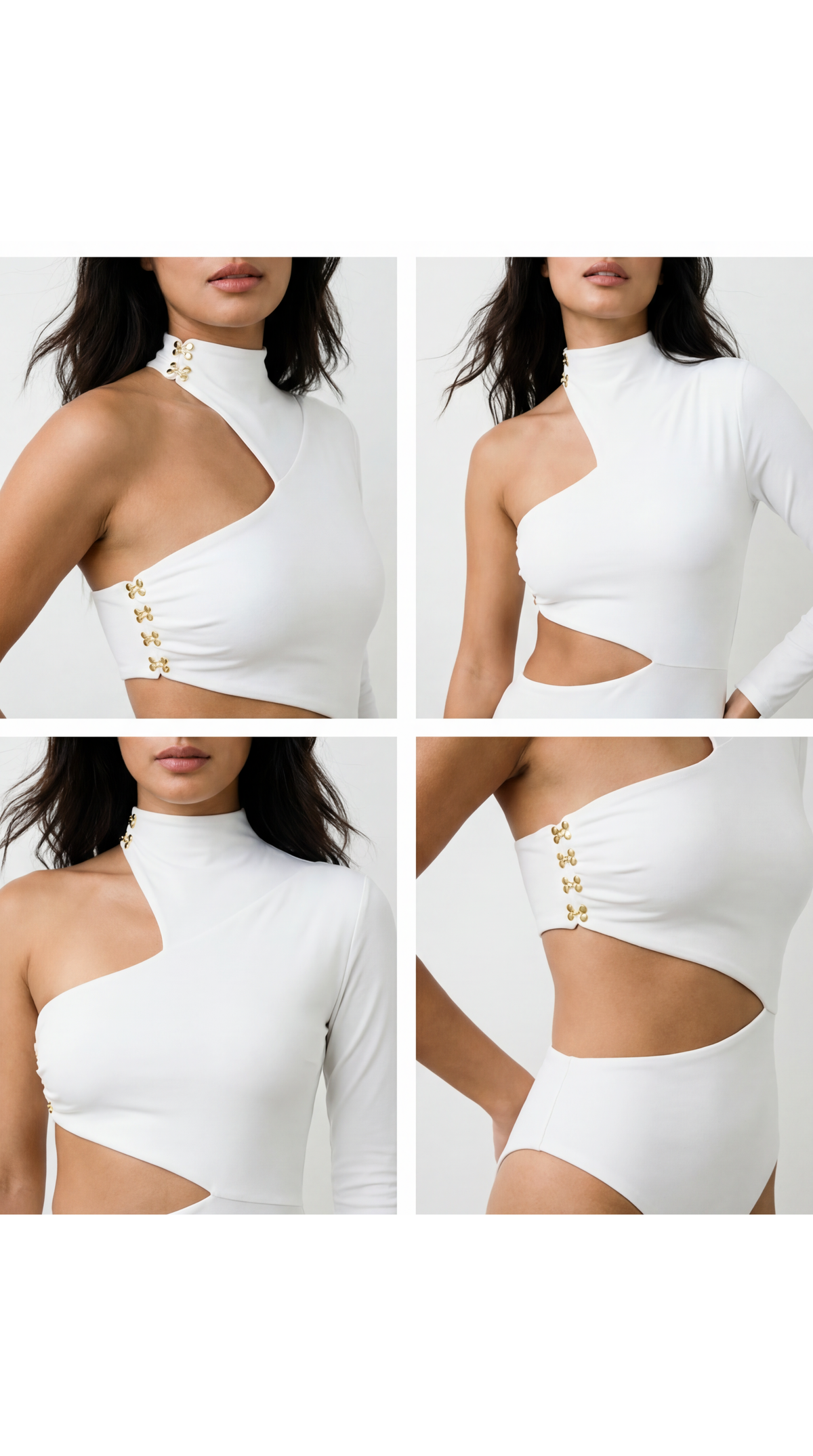 Ambra White Bodysuit