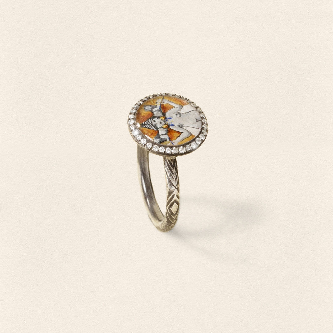 Inanna Miniature Diamond Ring - 5