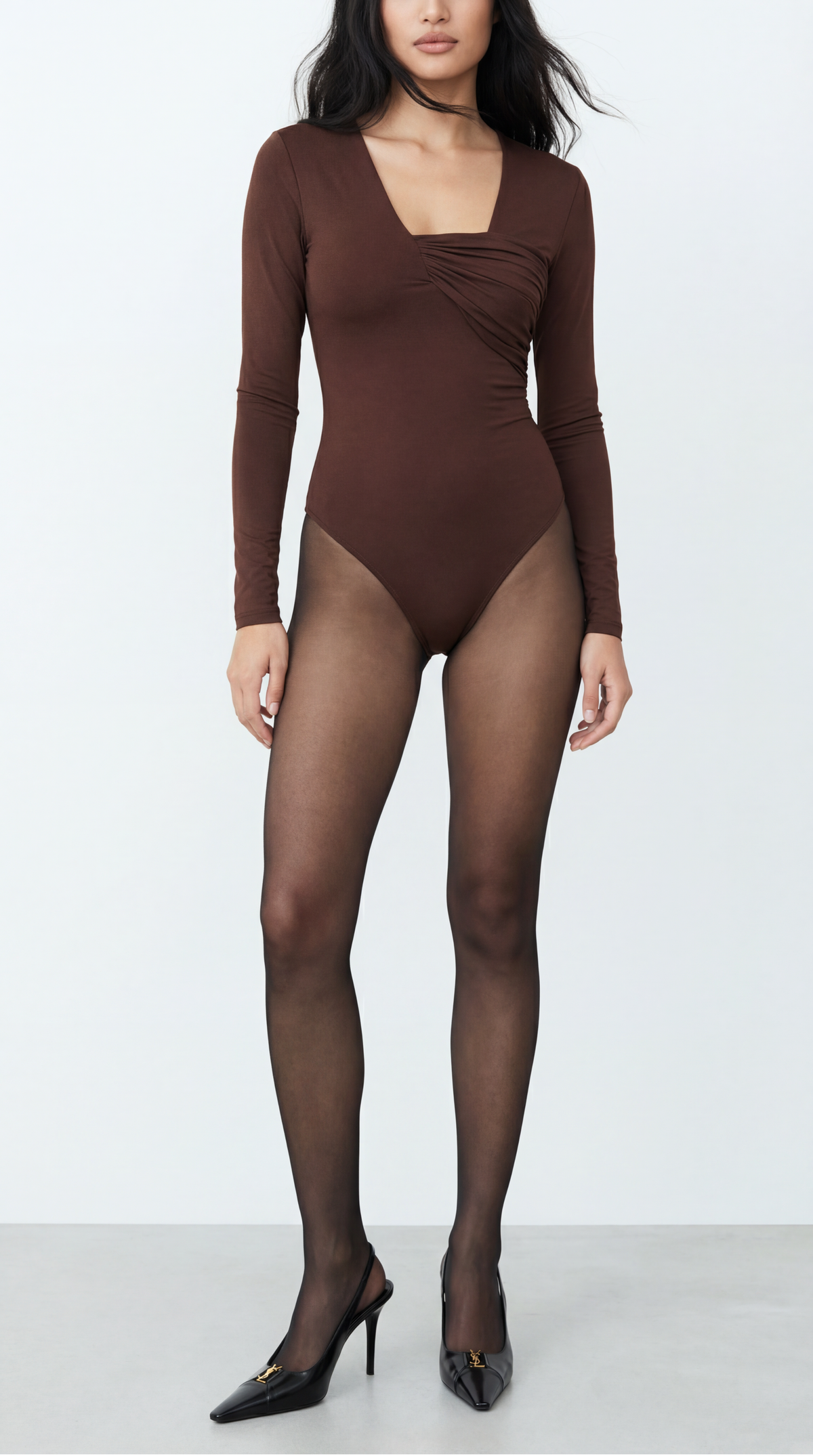 Priya Brown Bodysuit