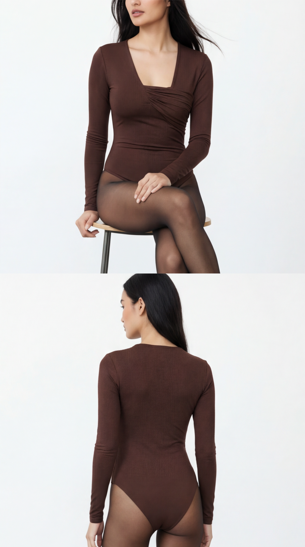 Priya Brown Bodysuit