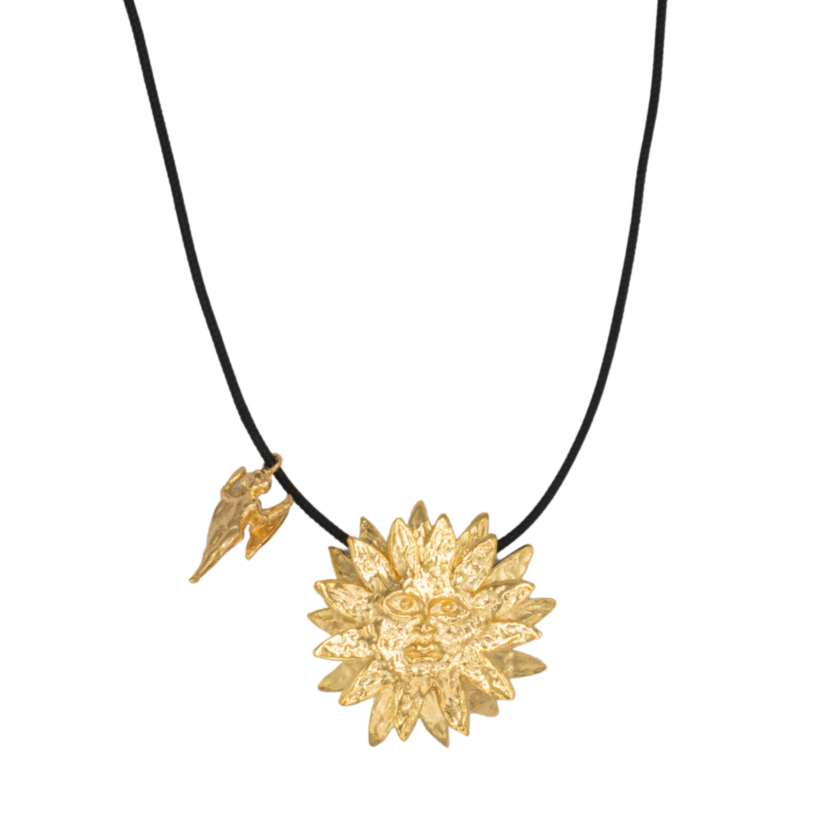 Apollo Cord Necklace, Black