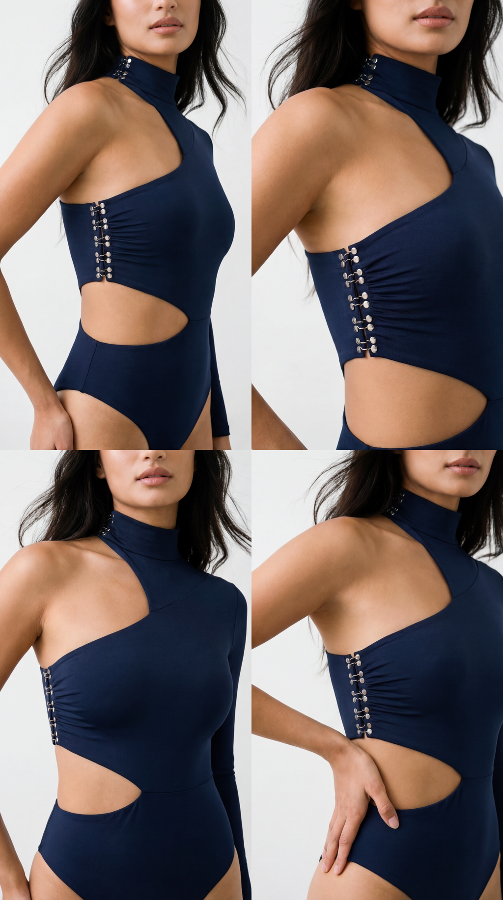 Ambra Dark Blue Bodysuit