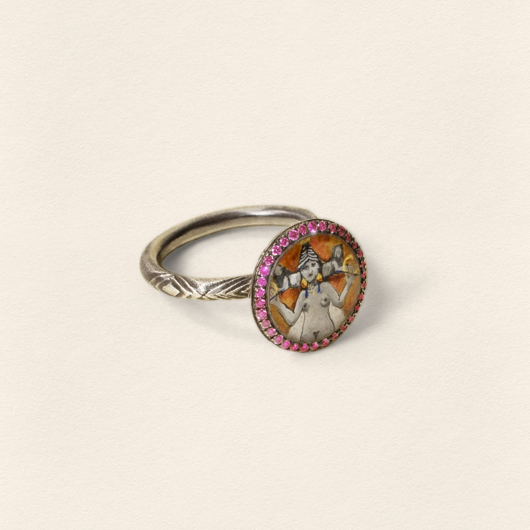 Inanna Miniature Ruby Ring - 3