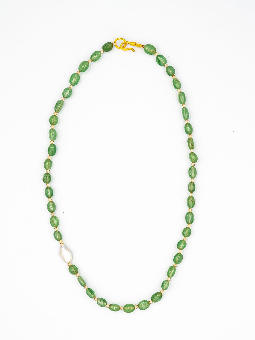 Opaque Jade Gemstone Necklace