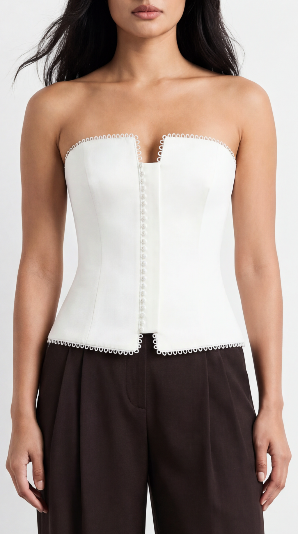 Grace Ecru Strapless Corset