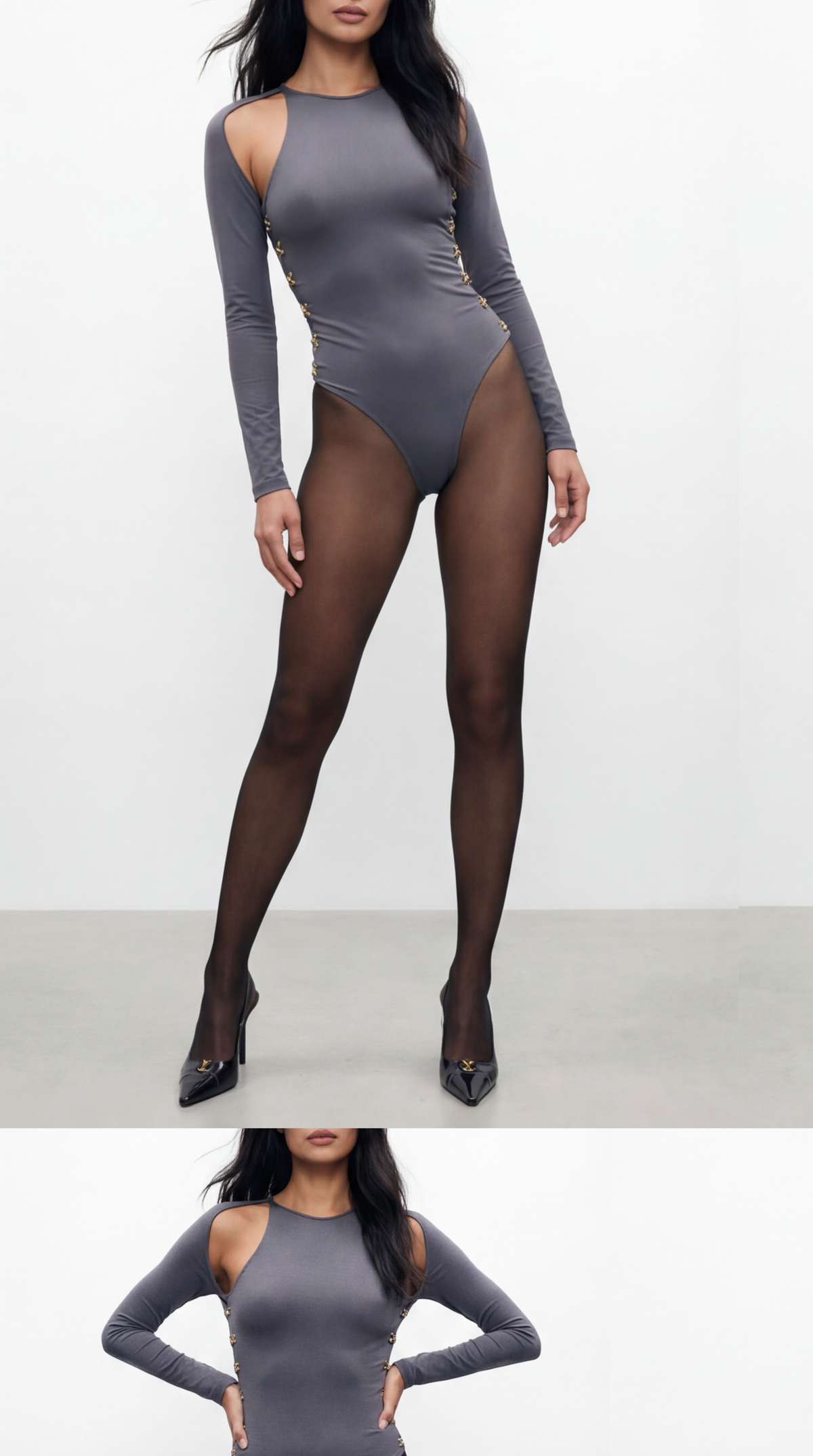 Faye Smoke Bodysuit
