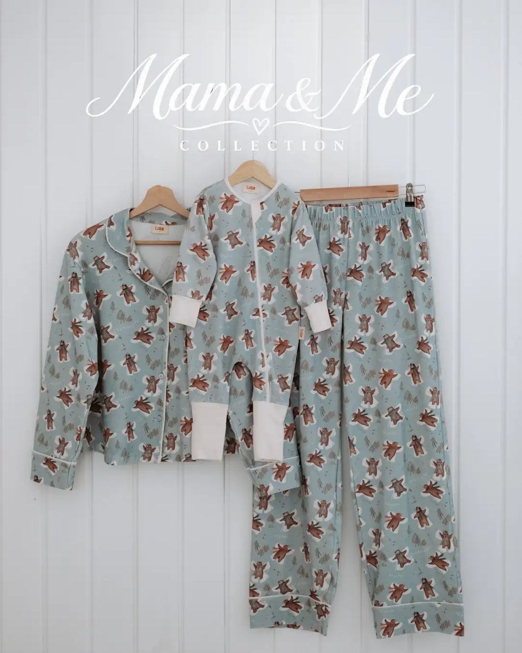 Mama & Me Pyjama & Sleeping Bag Set - Snow Angel