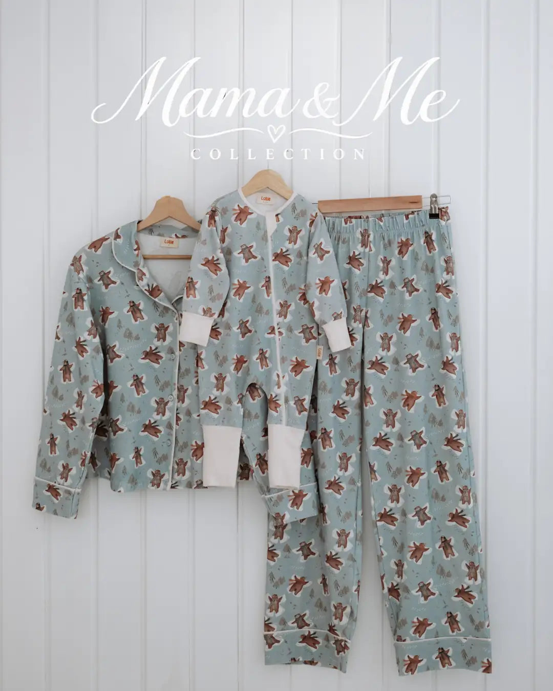 Mama & Me Pyjama & Sleeping Bag Set - Snow Angel