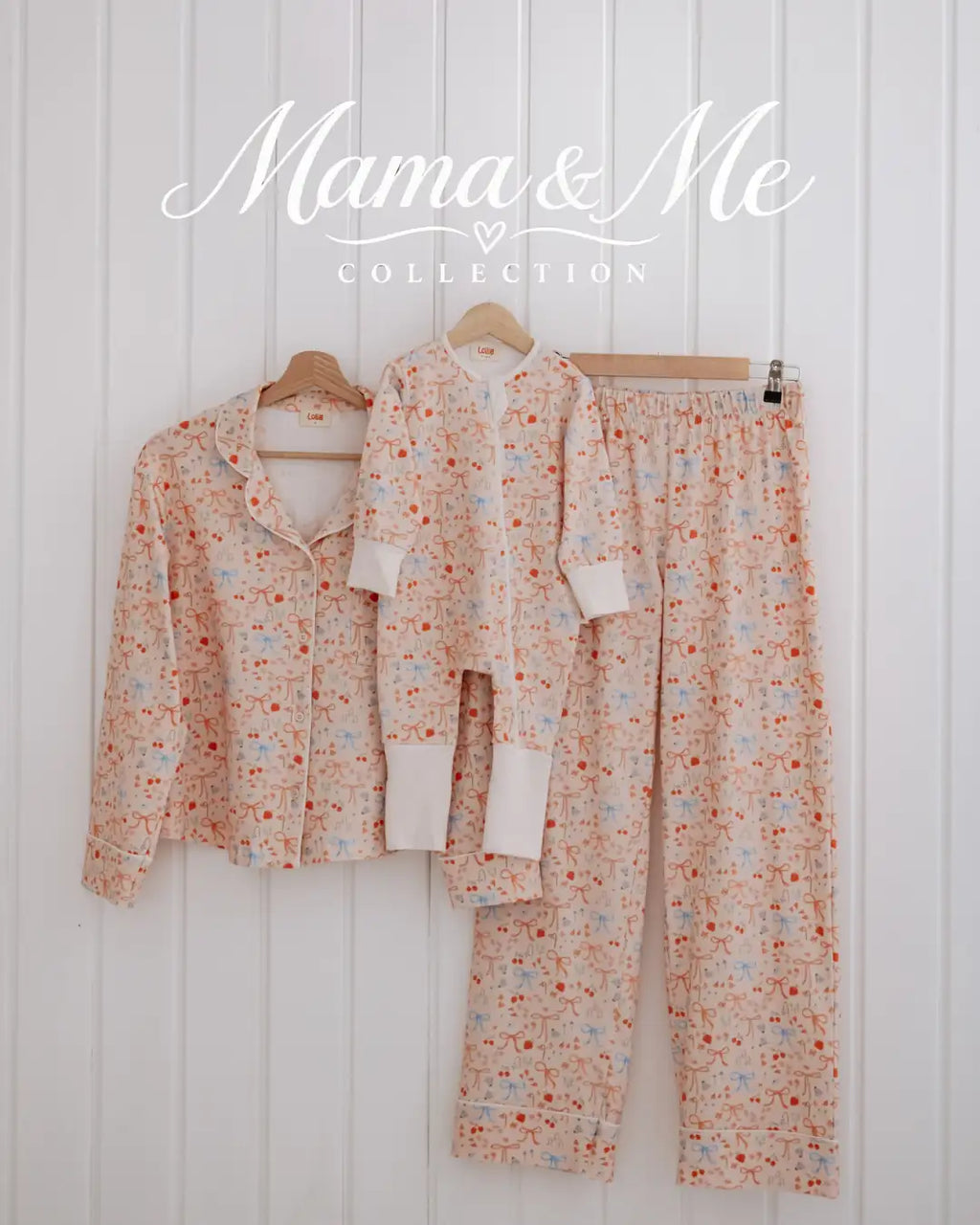 Mama & Me Pyjama & Sleeping Bag Set - Ribbon