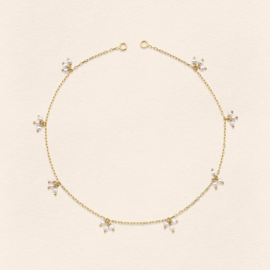 Sumerian Pearl Chain Earring - 6