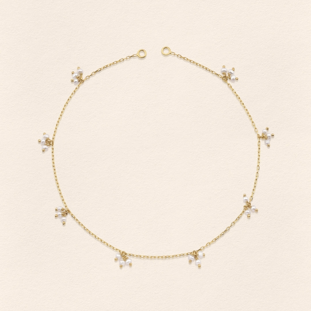 Sumerian Pearl Chain Earring - 6