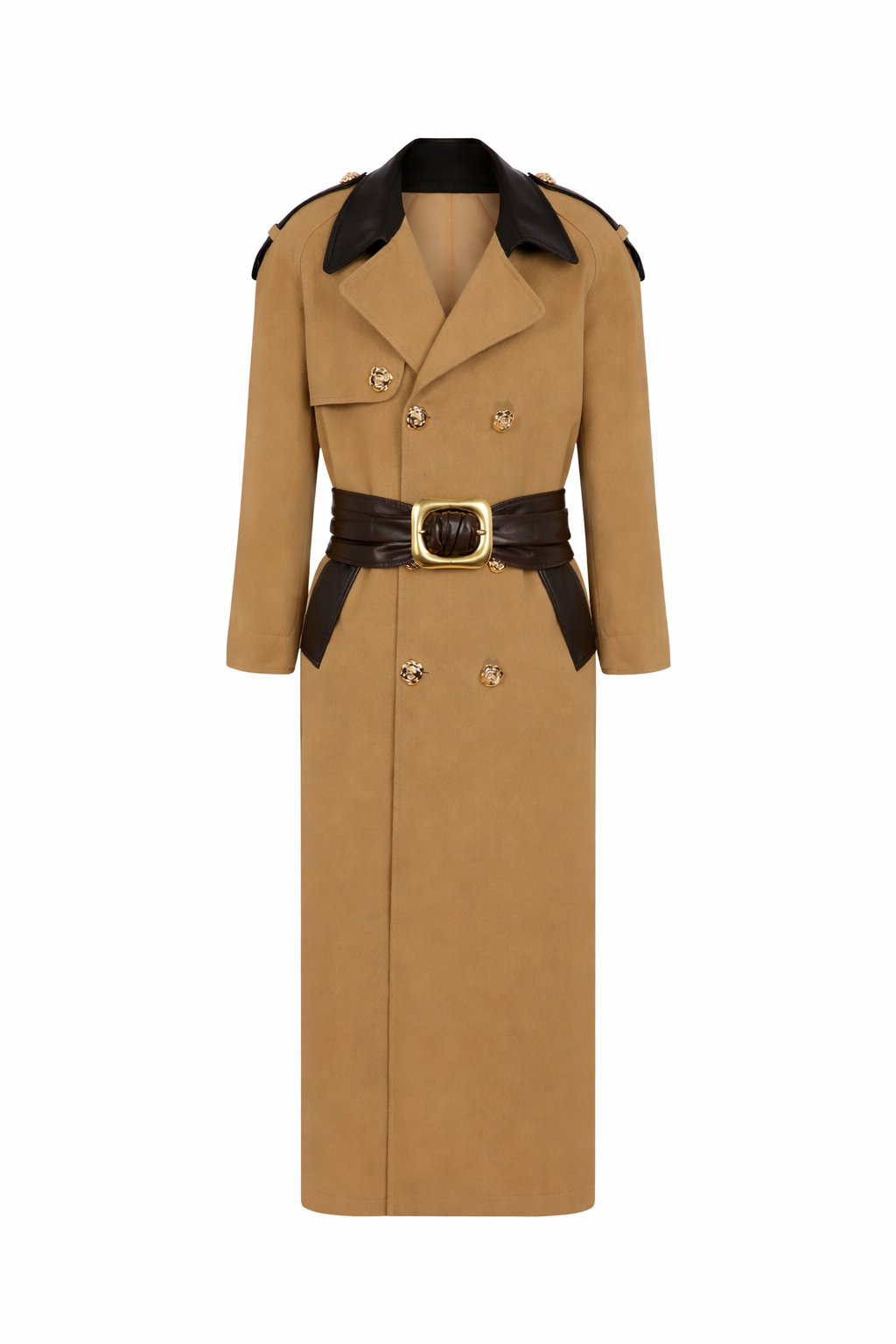 Frances Belted Cotton Trenchcoat