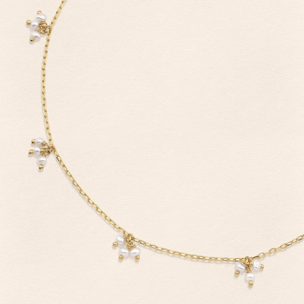 Sumerian Pearl Chain Earring - 7