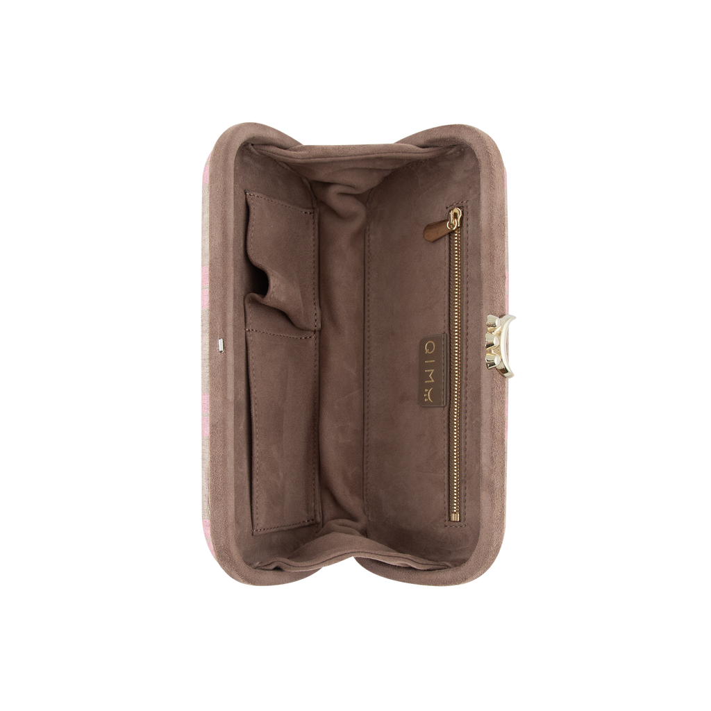 Clea Minaudière Clutch - Perla