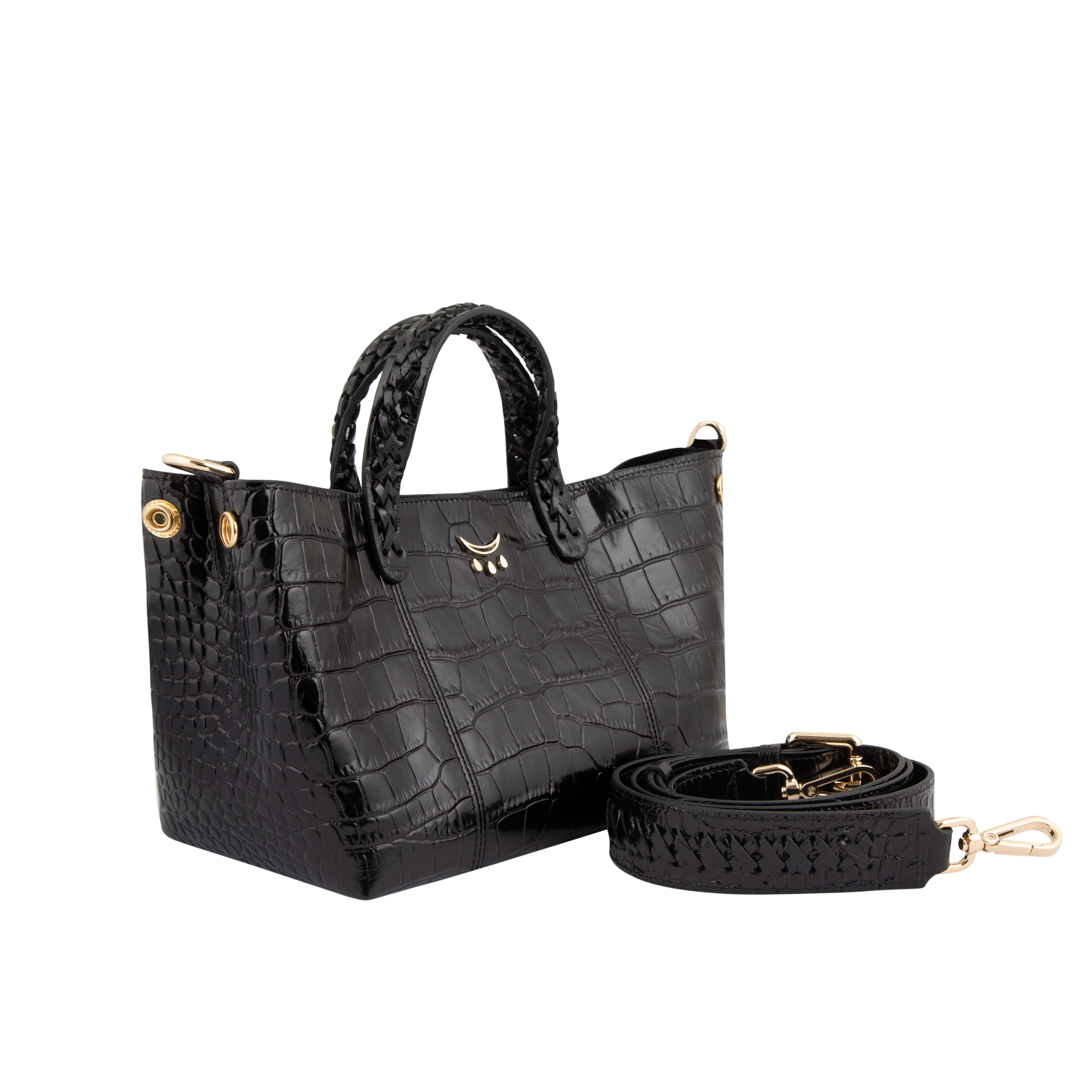 Mini Hemithea - Black Croco