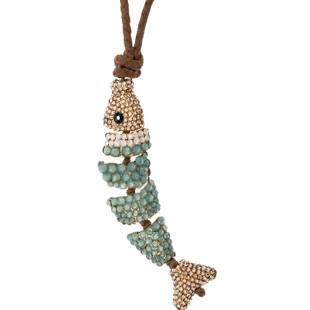 Eudora Balik Swarosvki Necklace, Pacific