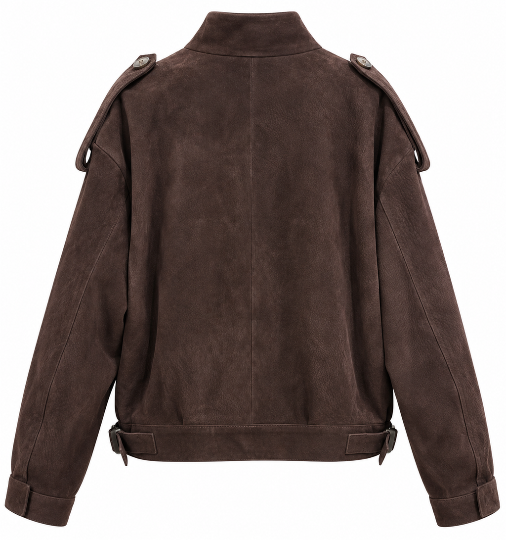 Romina Statement Nubuck Jacket