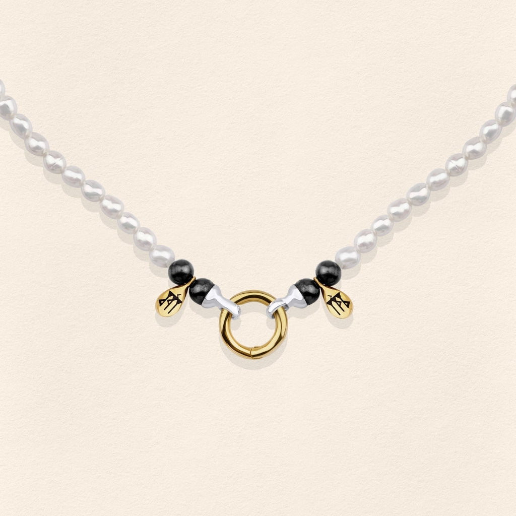 Sumerian White Pearl Necklace - 3