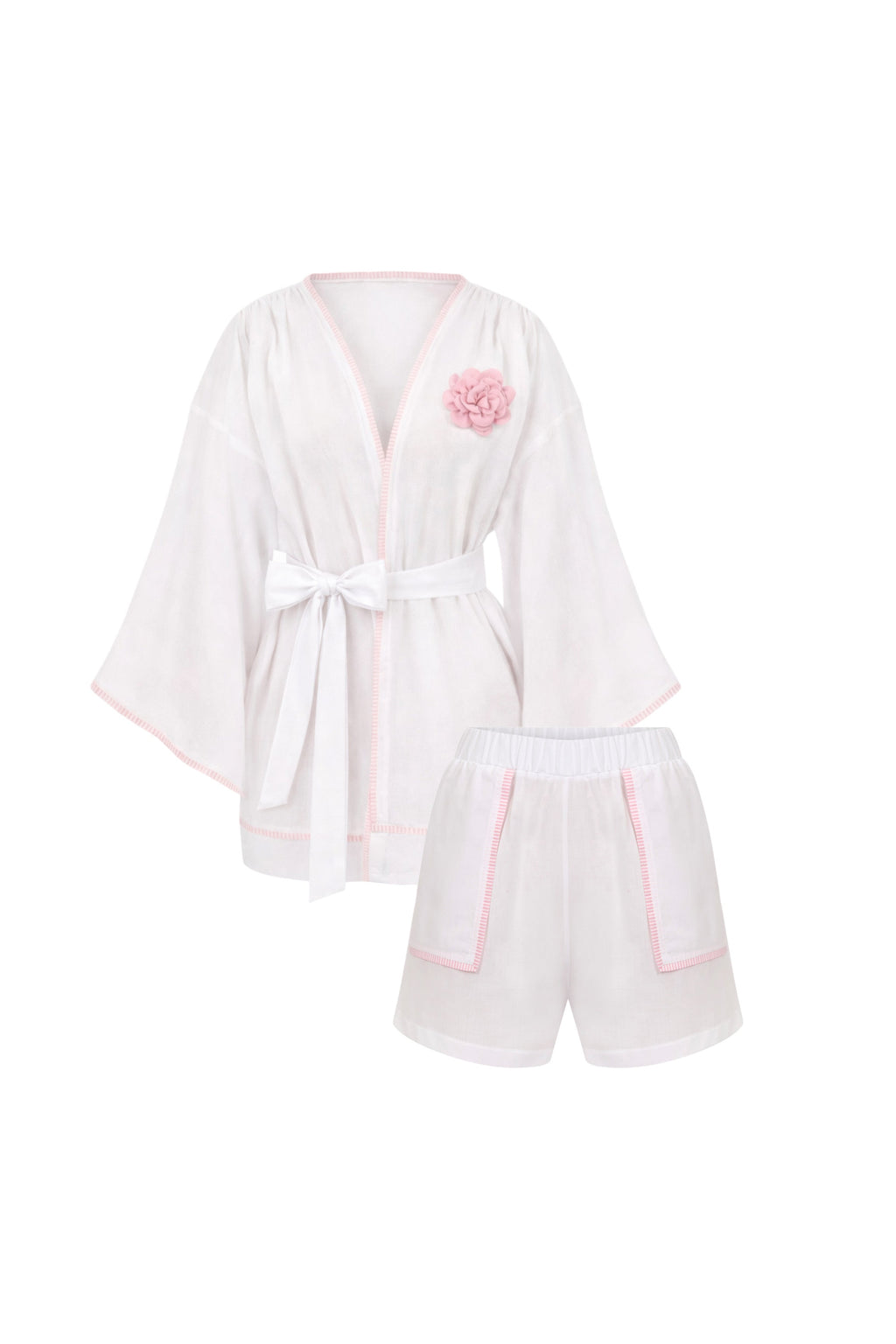 Loulou Short Kimono Pajama Set