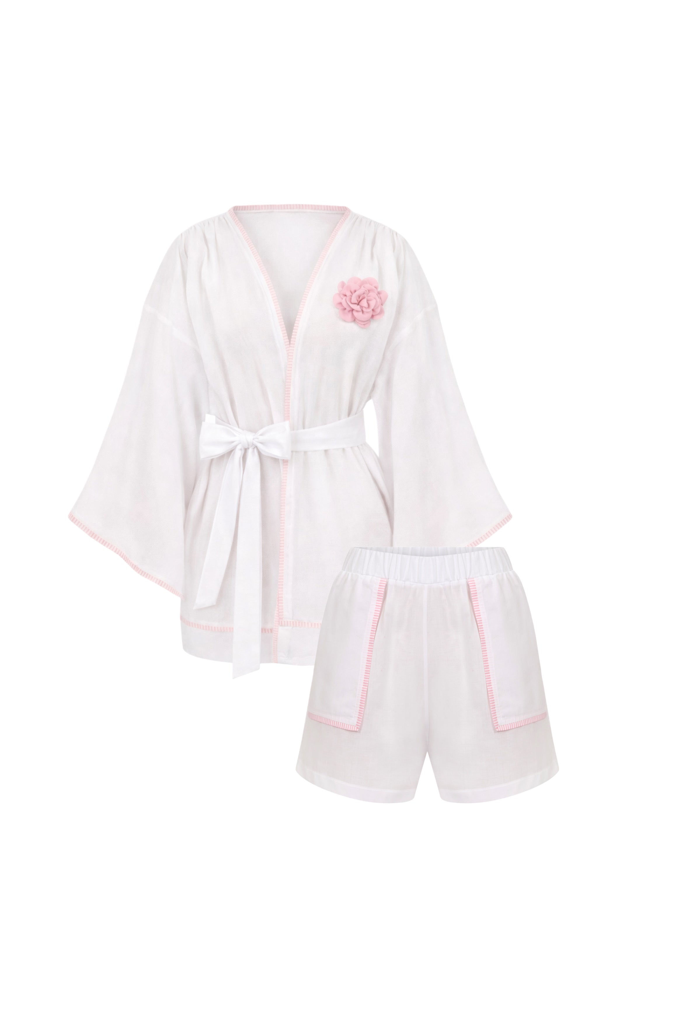 Loulou Short Kimono Pajama Set