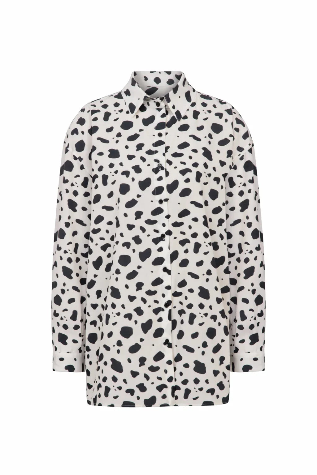 Nina Dalmatian Print Cotton Pajama Set