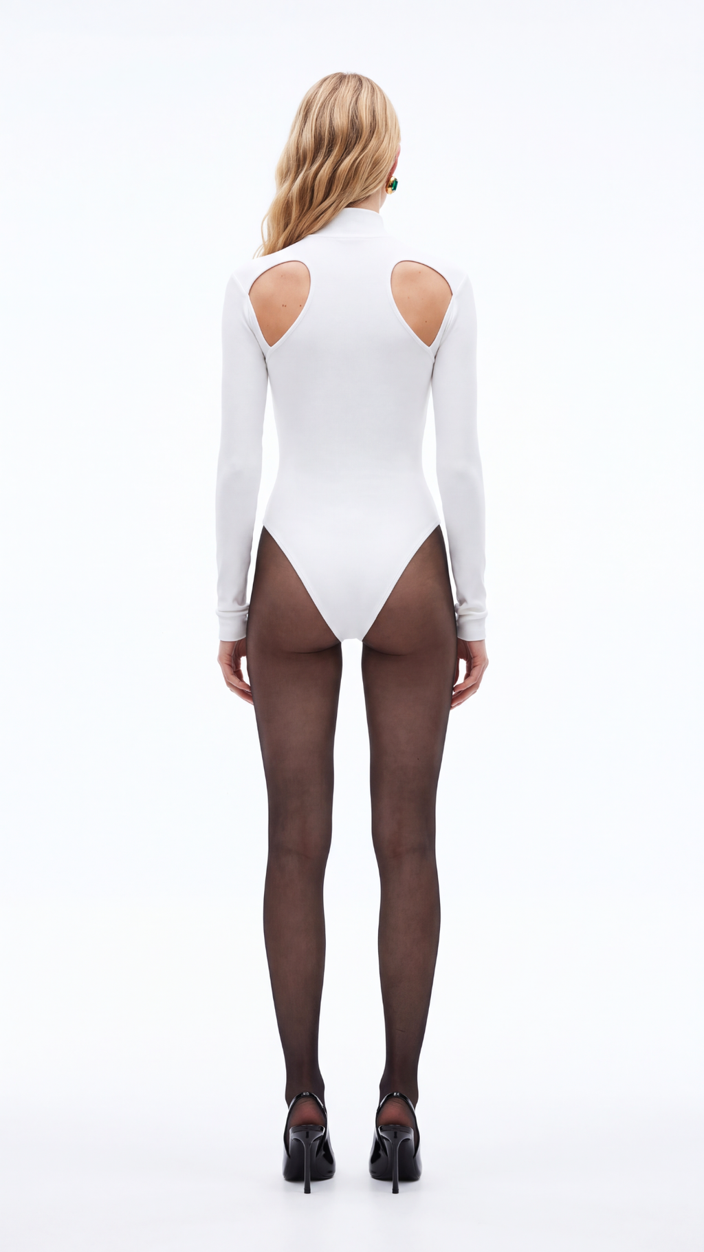 Wren Off-Shoulder White Bodysuit