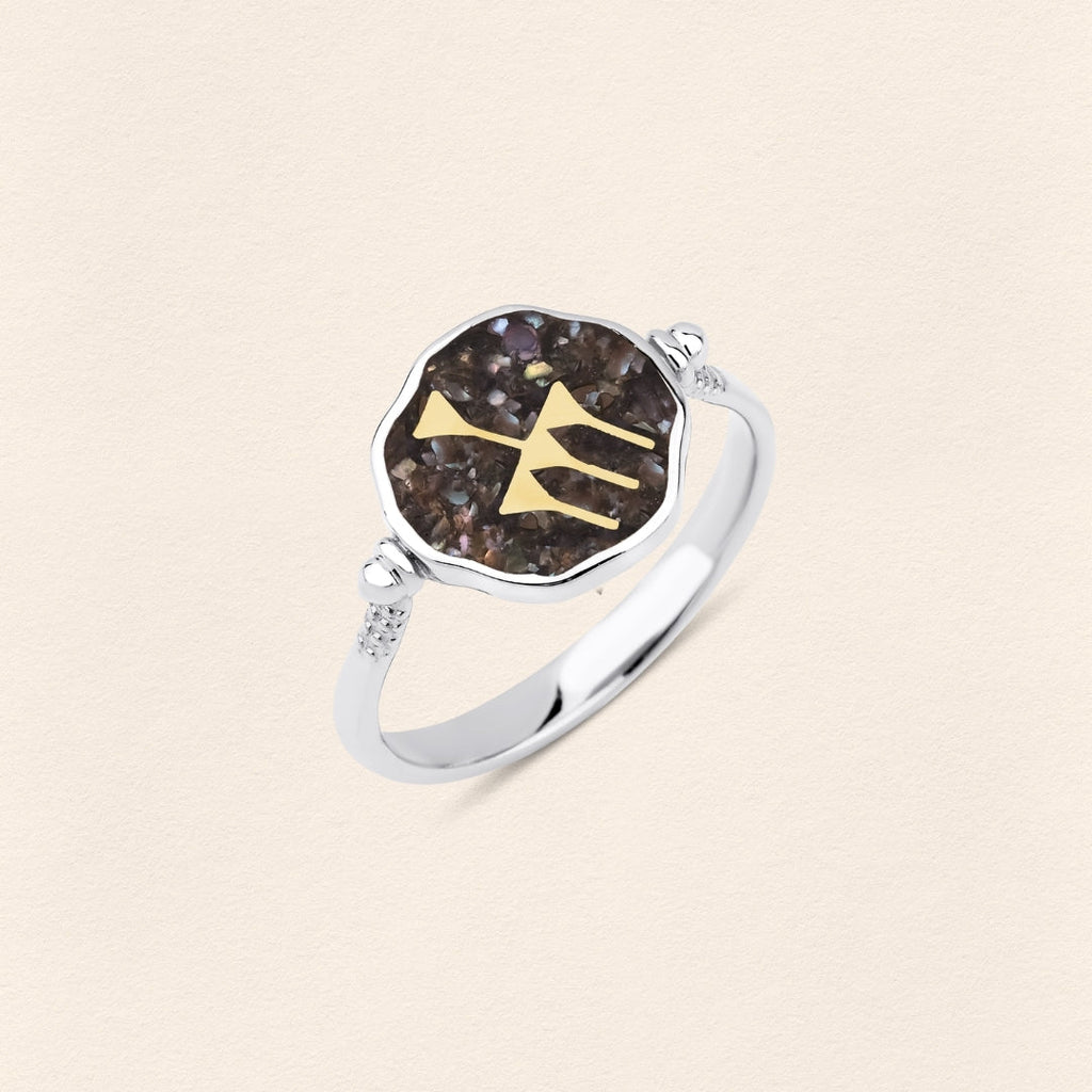 Sumerian Mosaic Pearl Abundance Ring Small - 3