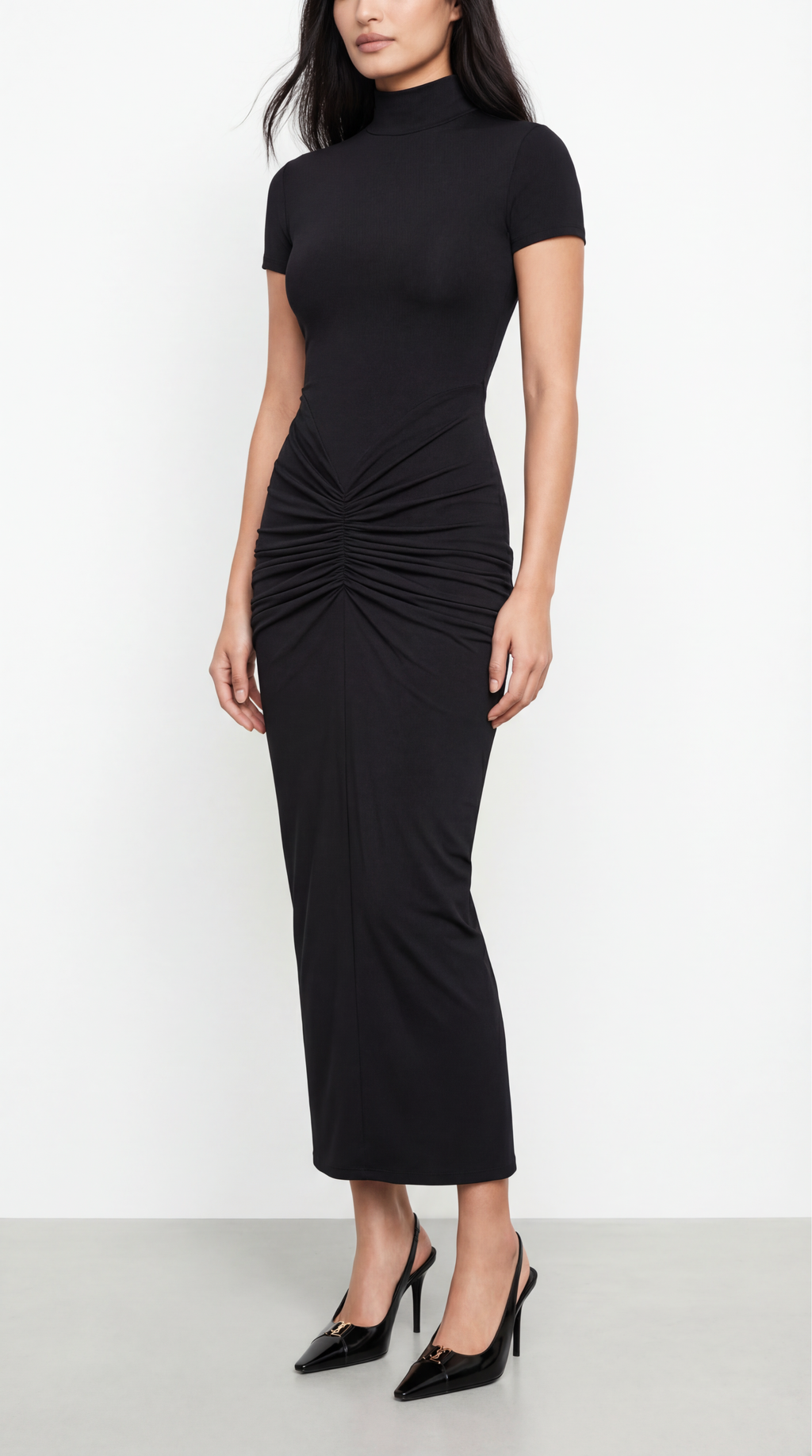 Romy Black Long Dress