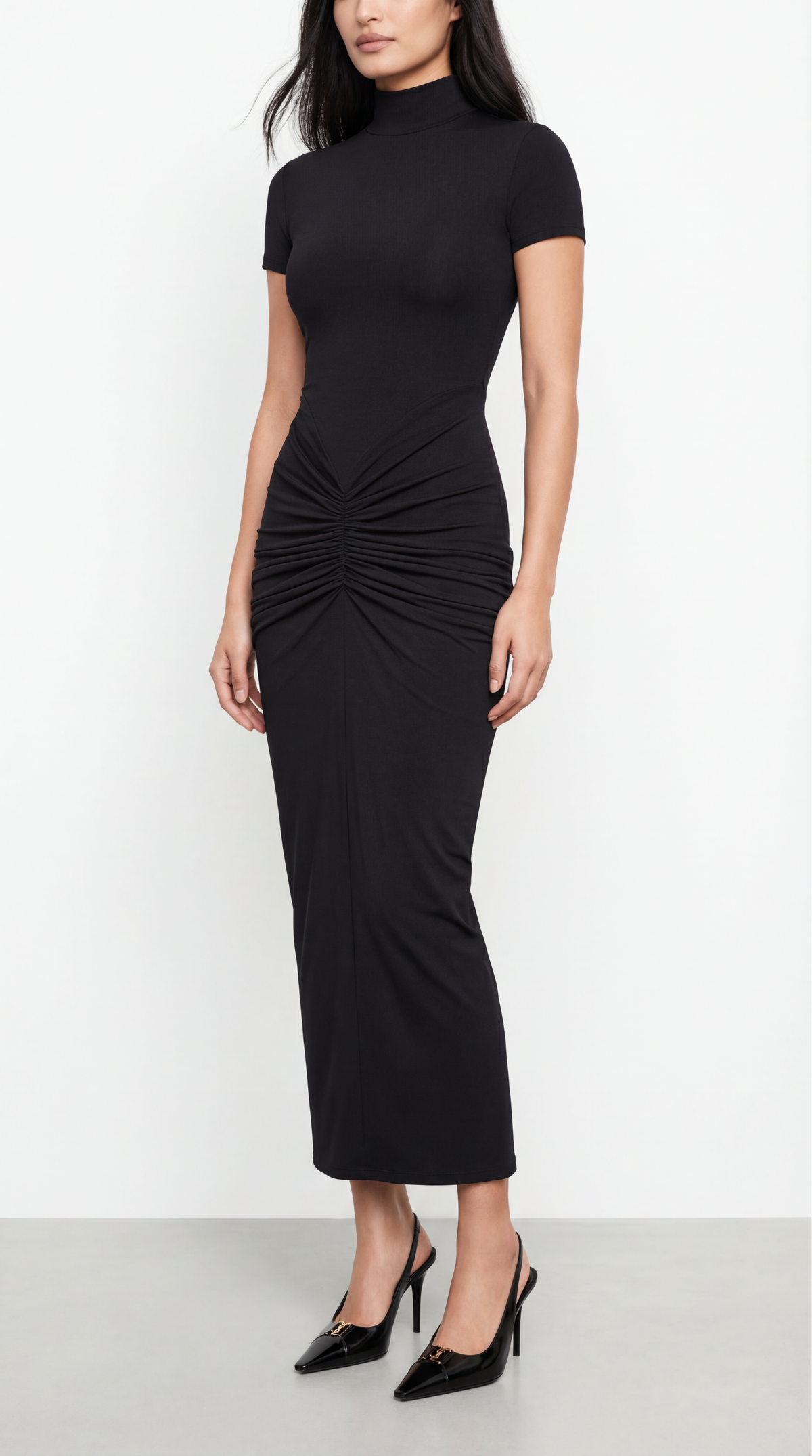 Romy Black Long Dress