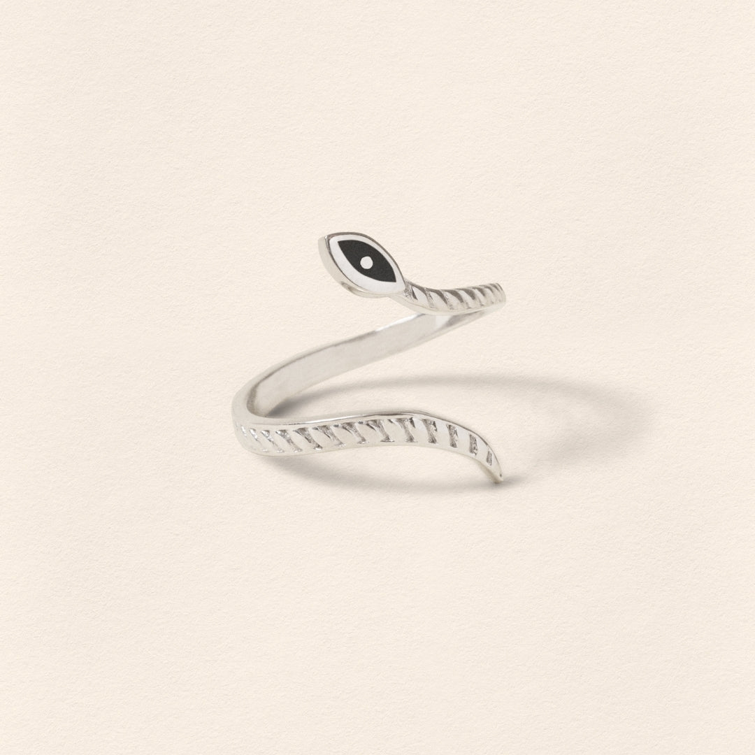 Evil Eye Finger Bracelet Ring Set I - 6
