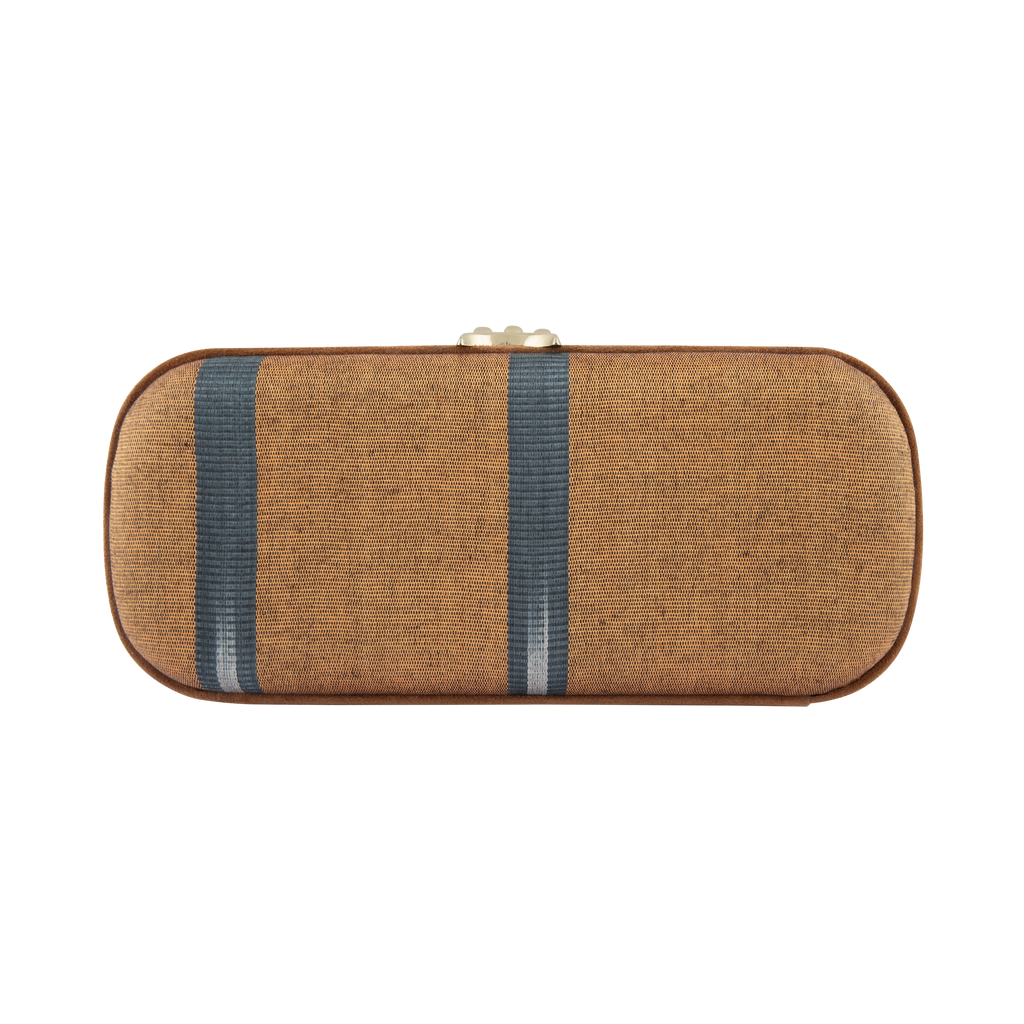 Clea Minaudière Clutch - Saffron