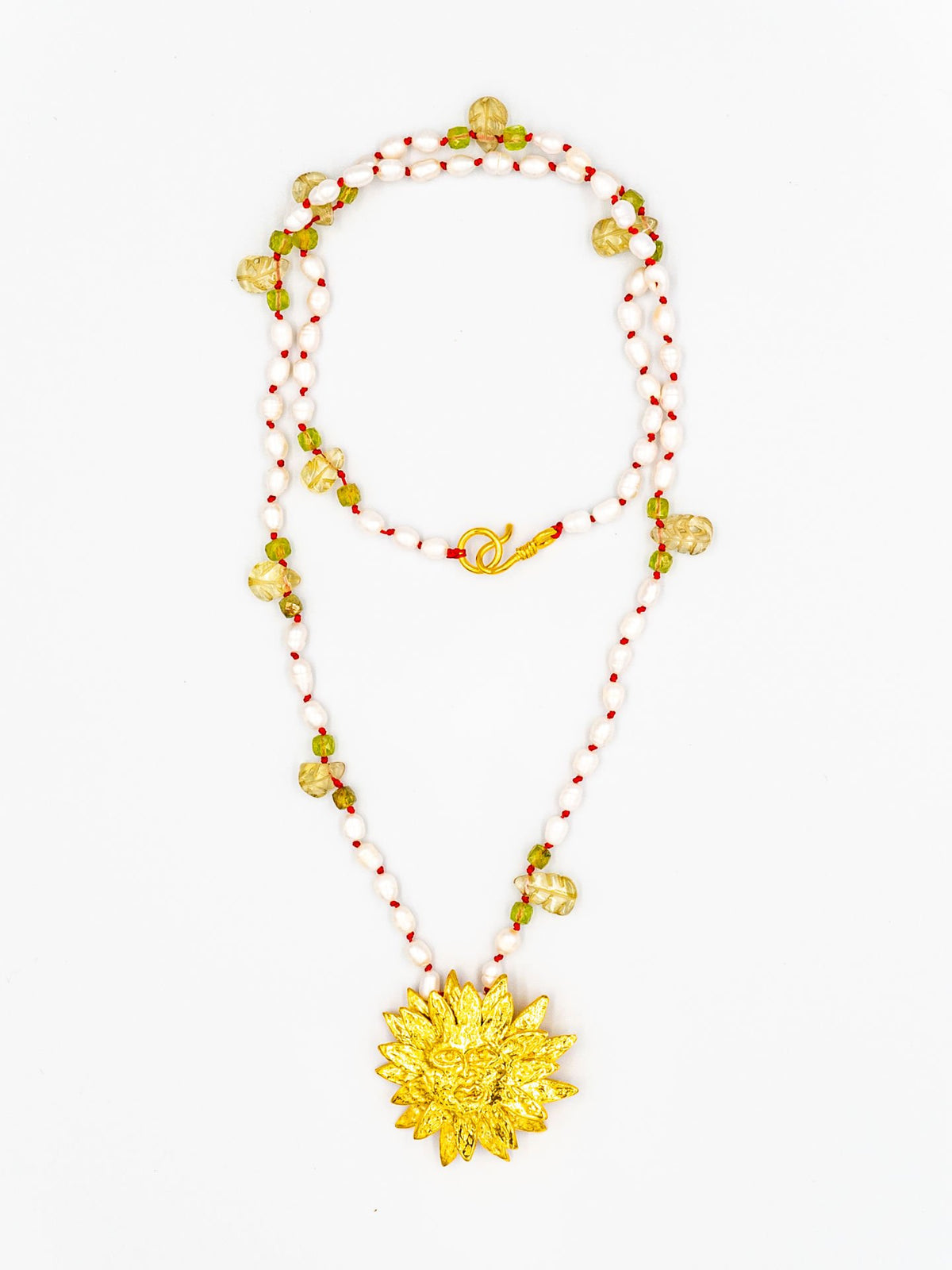 Apollo Pearl Peridot Necklace