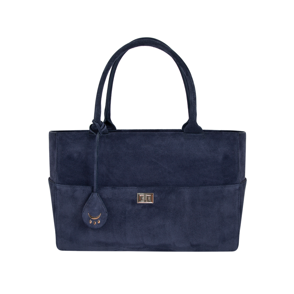 Diana - Navy Suede