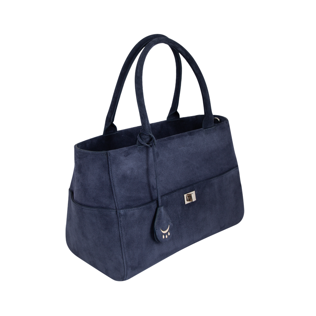 Diana - Navy Suede