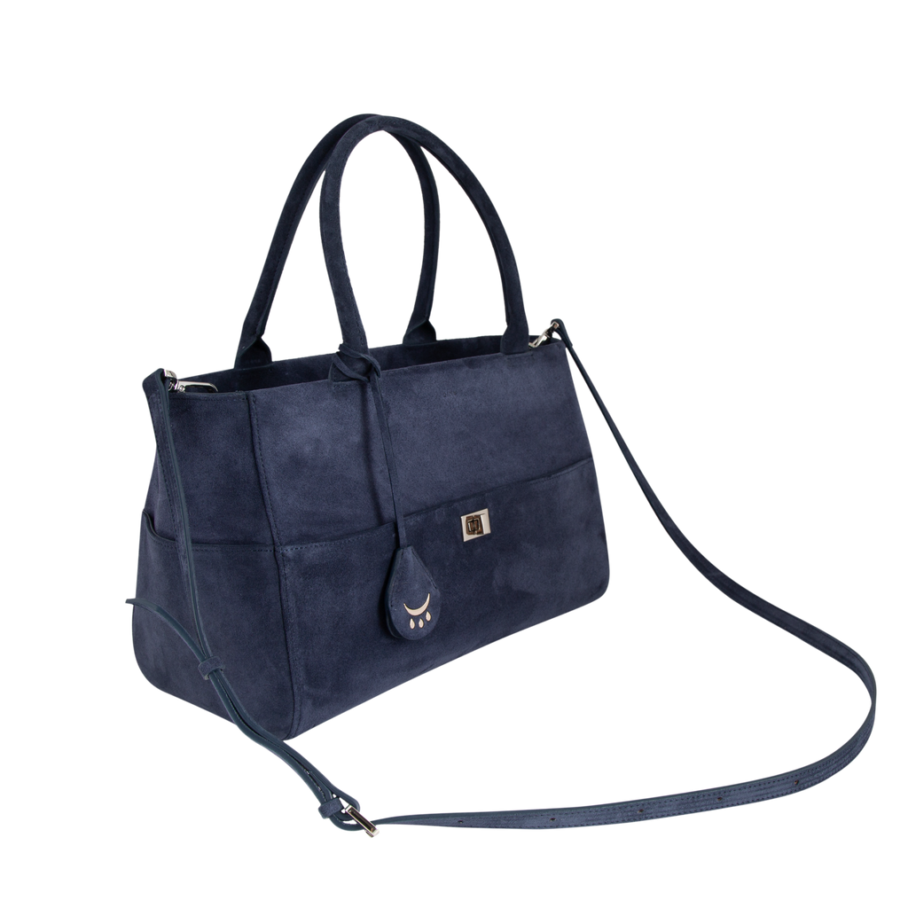 Diana - Navy Suede