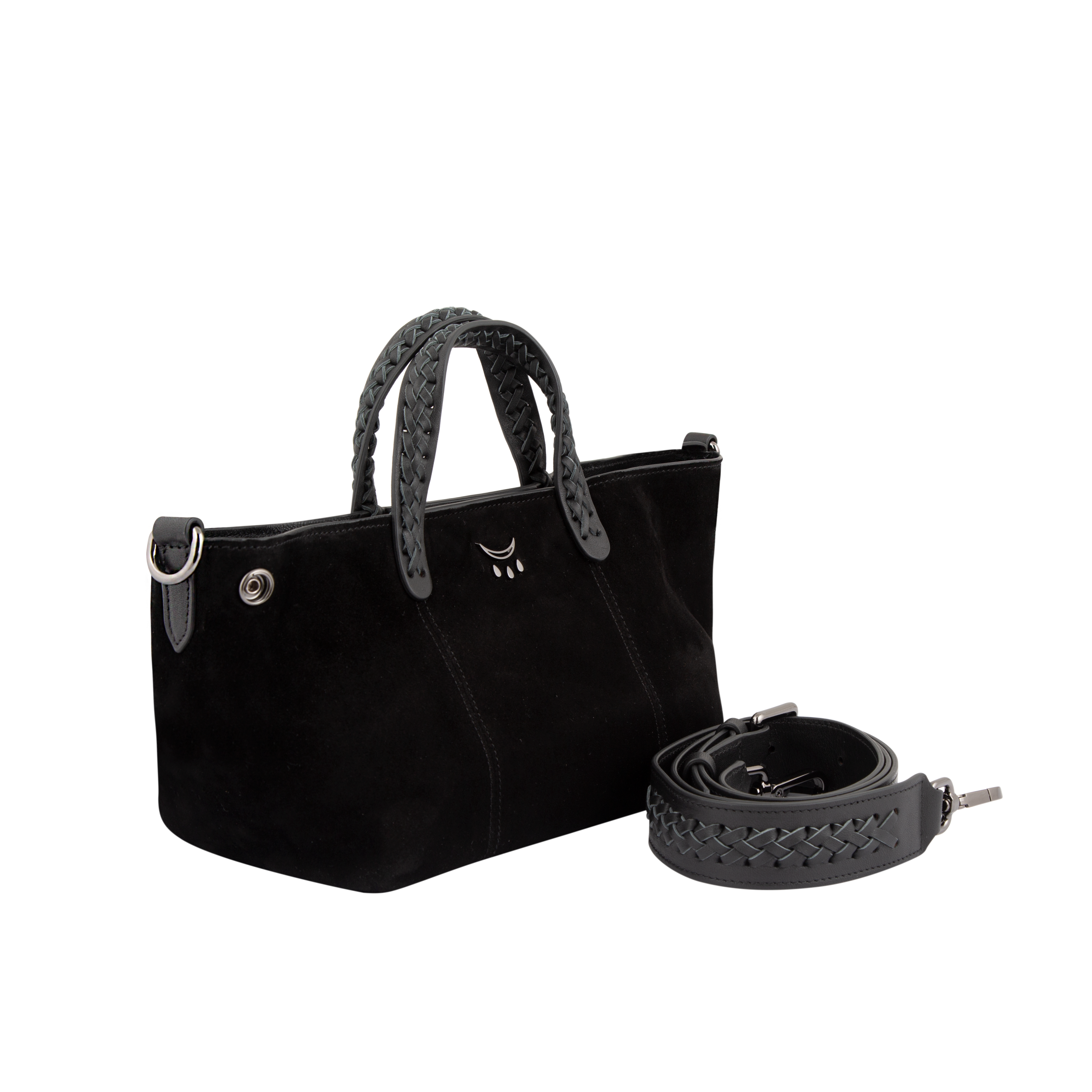 Mini Hemithea - Black Suede