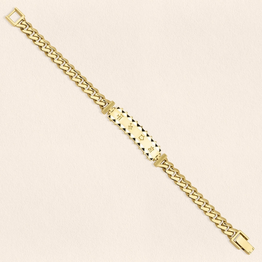 Sumerian Plate Bracelet Gold - 3