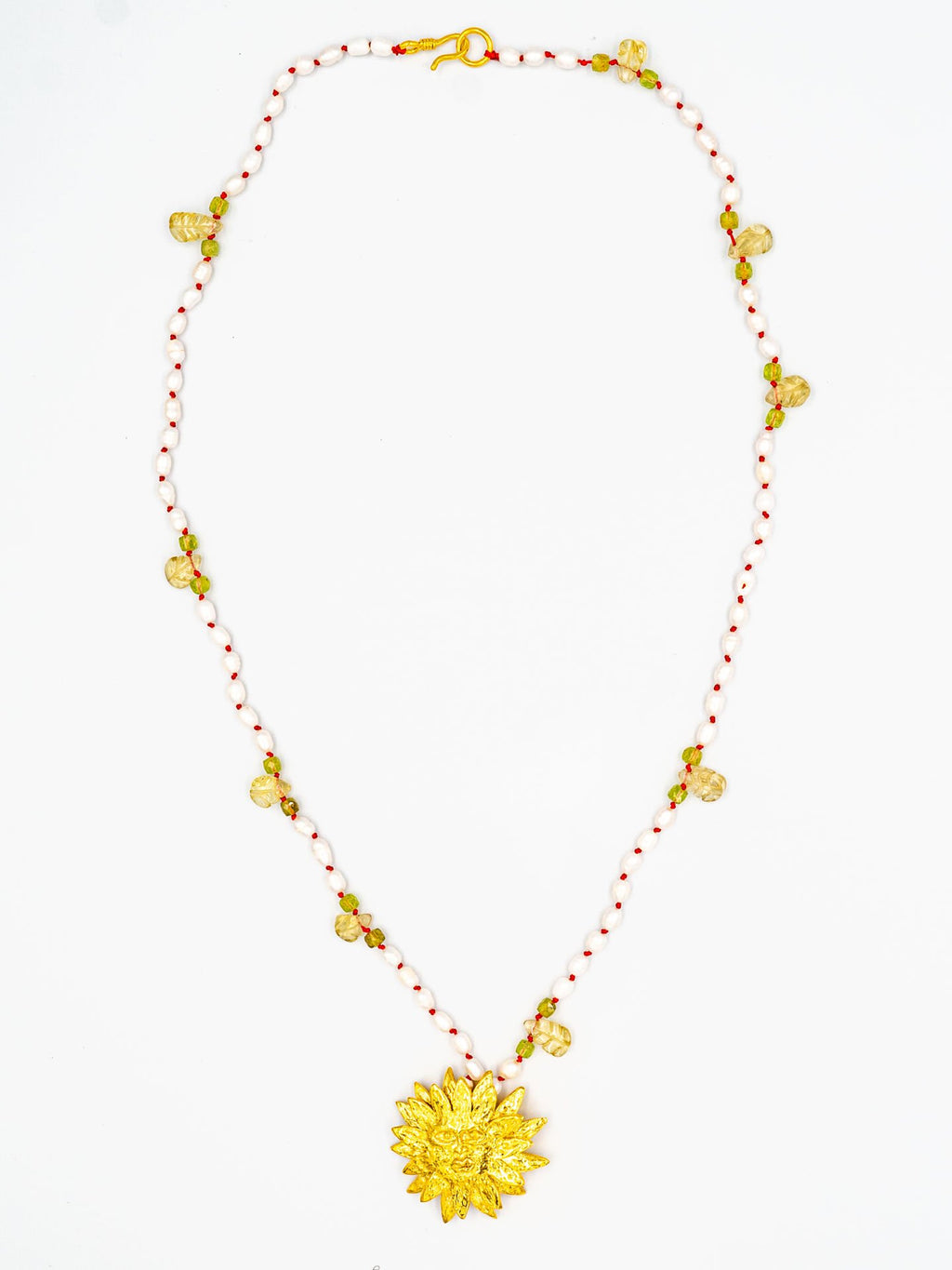 Apollo Pearl Peridot Necklace