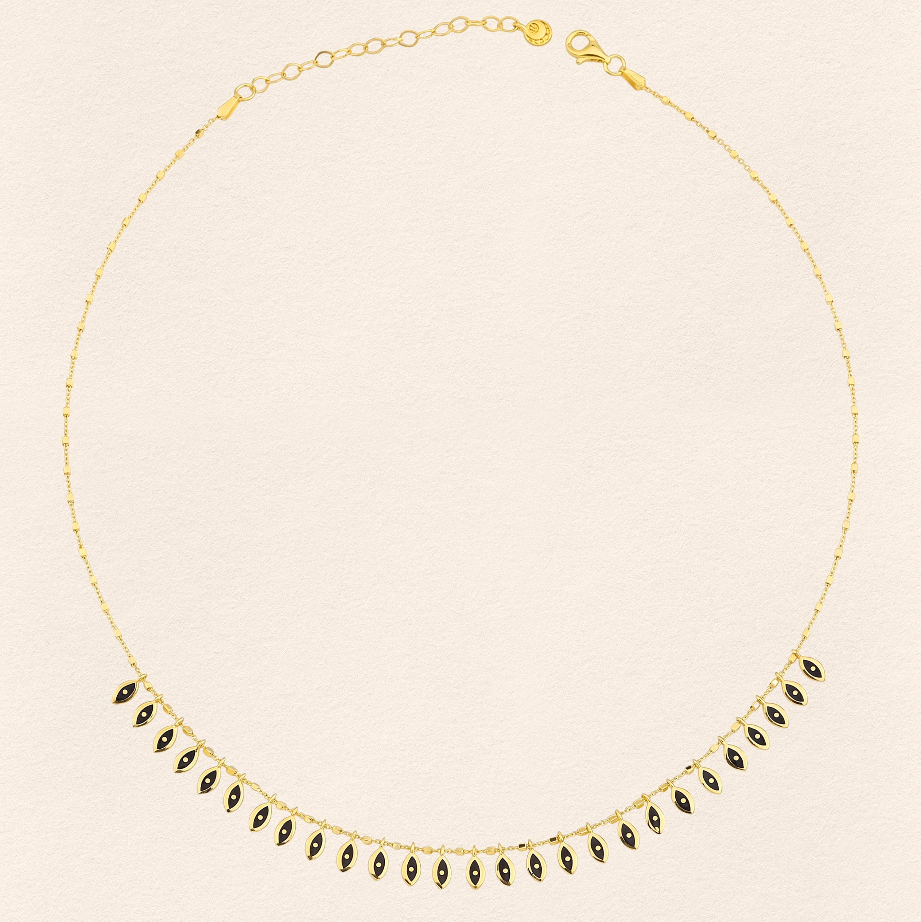 Evil Eye Necklace Earring Set - 5