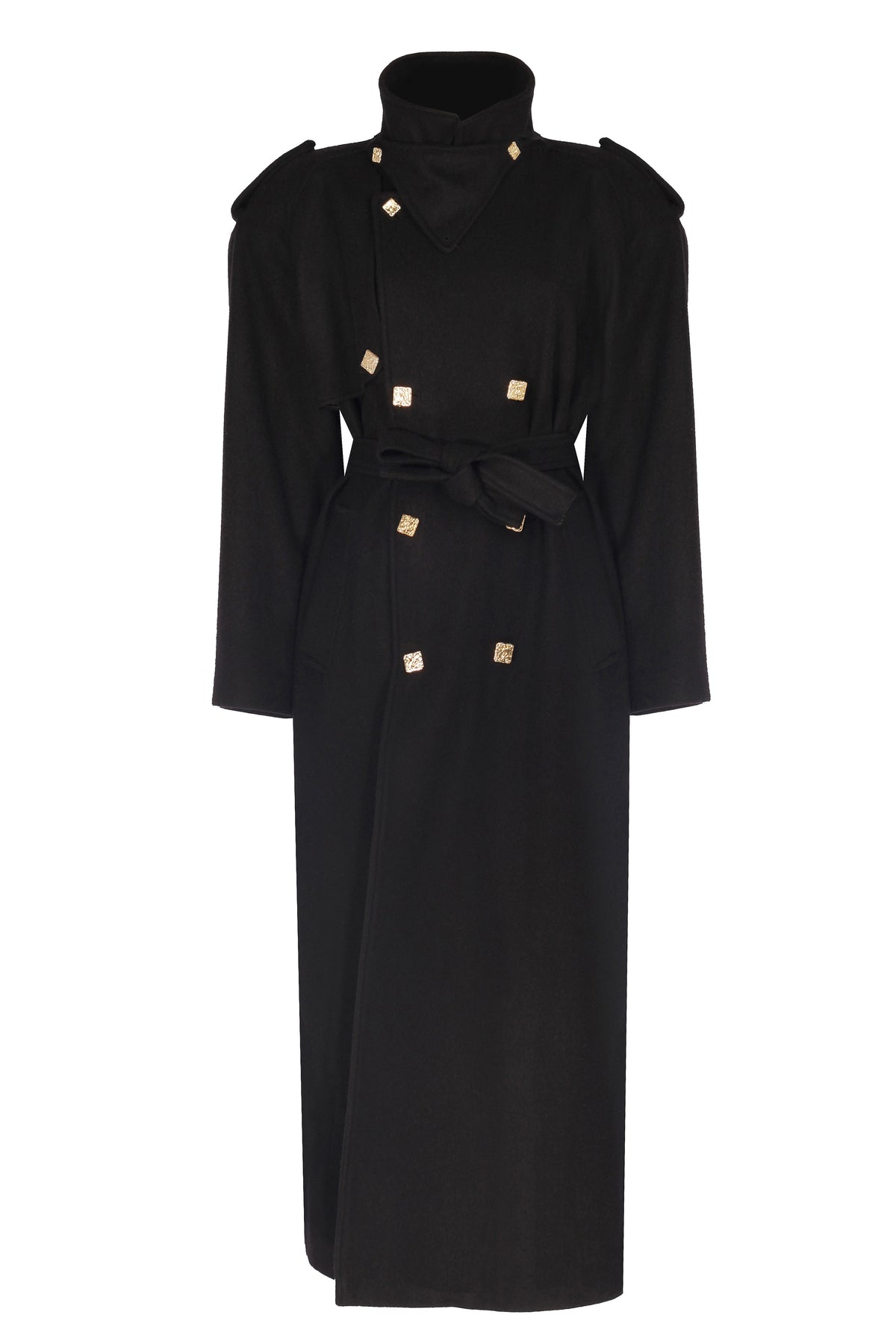 Frances Wool Coat - Black