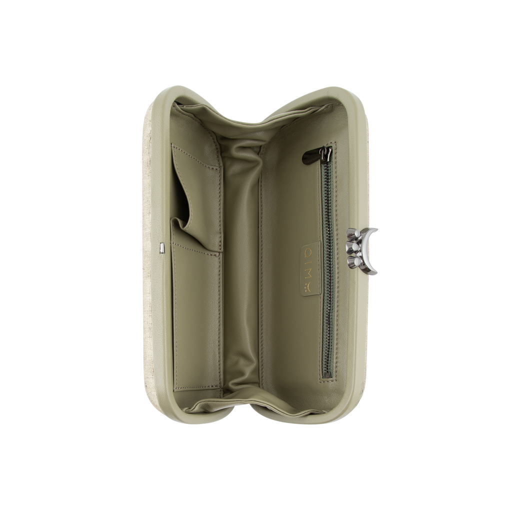 Clea Minaudière Clutch - Sage