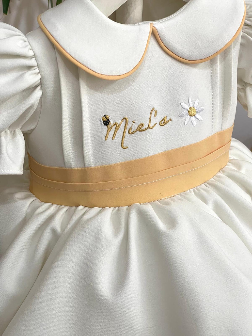 Yellow Detail Birthday Dress