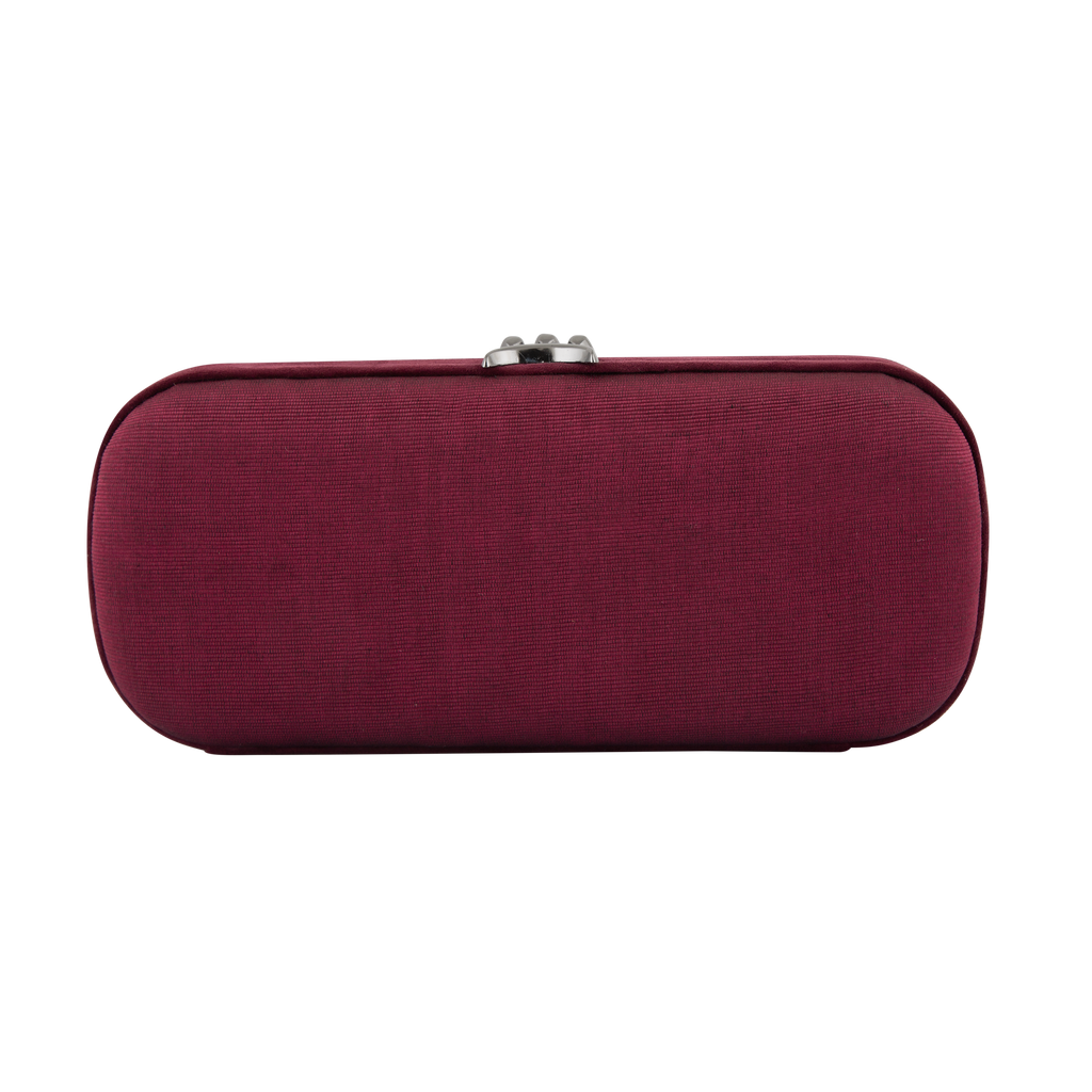 Clea Minaudière Clutch - Ruby