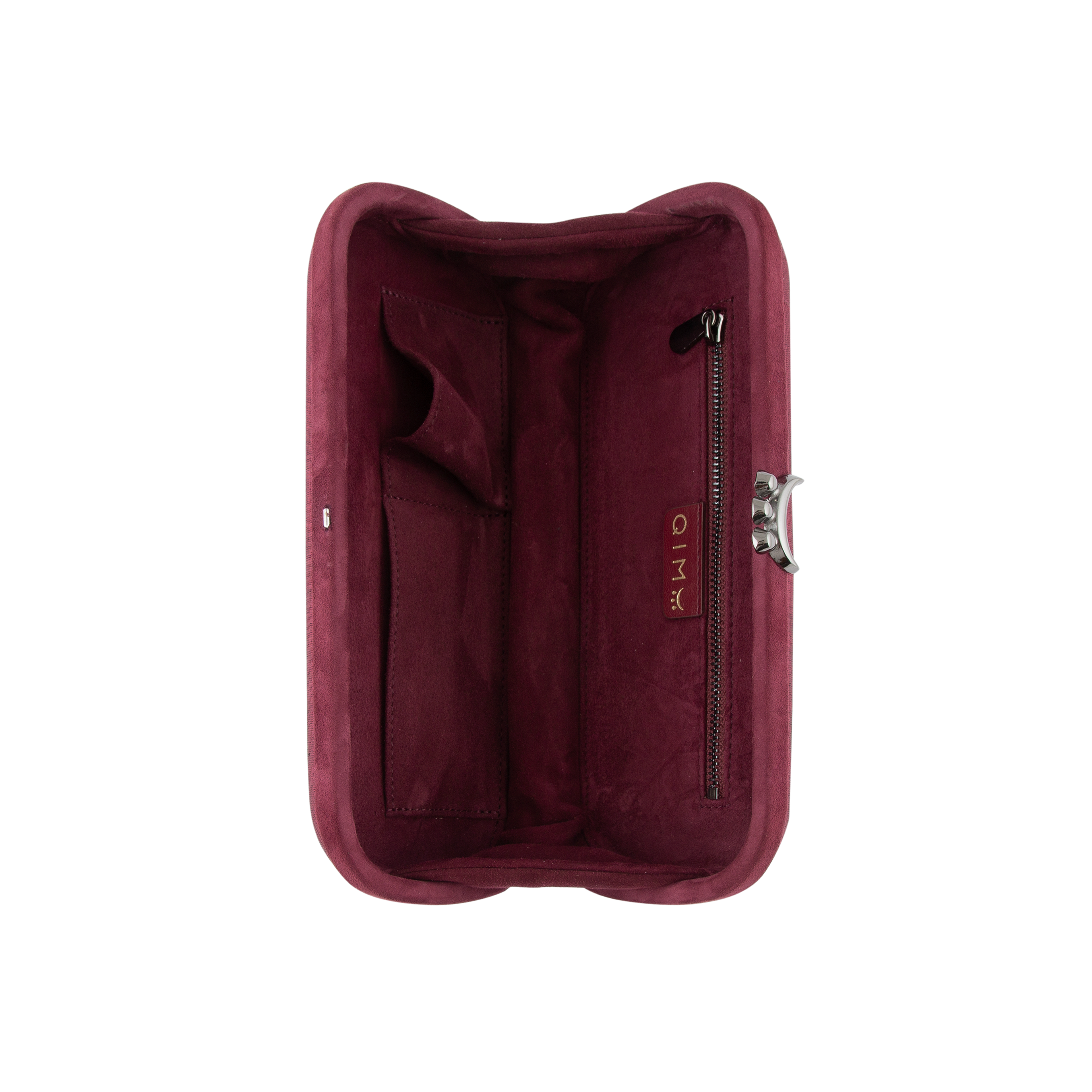 Clea Minaudière Clutch - Ruby